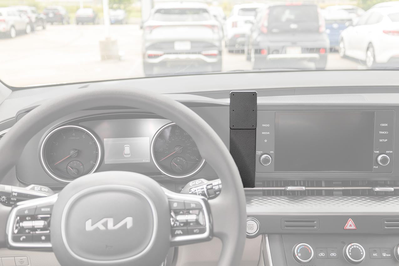 Brodit ProClip 856026 voor Kia Carnival 2022-2026 - productfoto zwarte ABS montagebasis