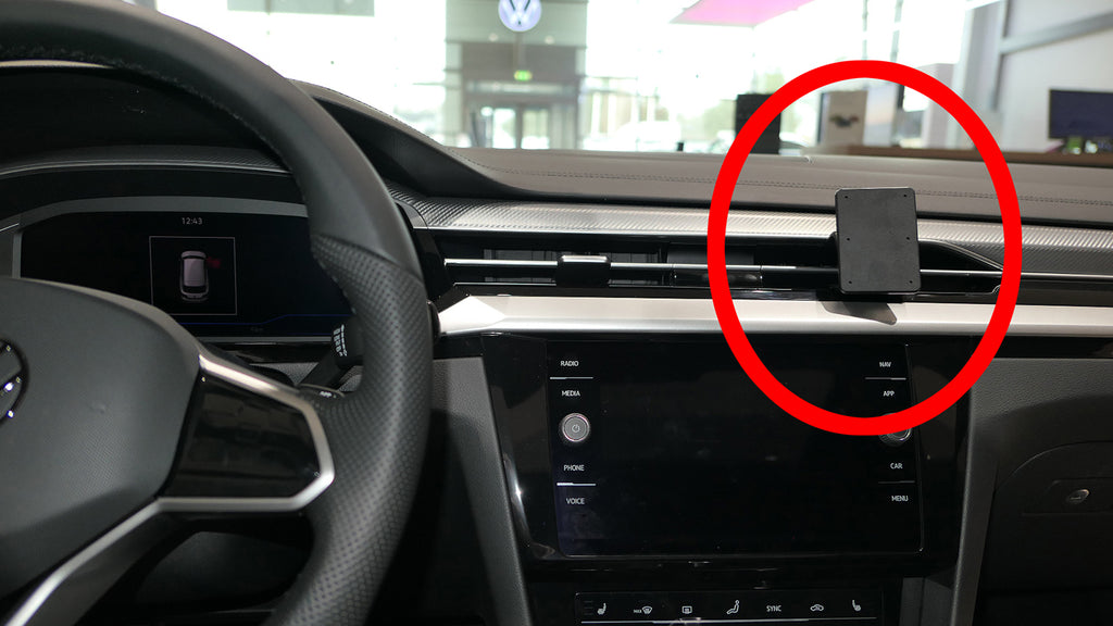 Brodit ProClip 856031 voor Volkswagen Arteon 2021-2026 - productfoto zwarte ABS montagebasis