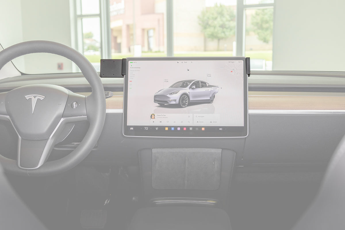 Brodit ProClip 856037 voor Tesla Model Y 2020-2025 en Tesla Model 3 2018-2024 - productfoto zwarte ABS montagebasis