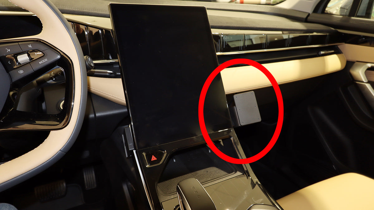 Brodit ProClip 856061 voor Geely Starray 2022-2026 - productfoto zwarte ABS montagebasis