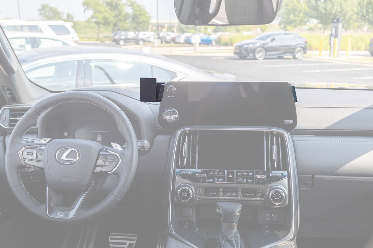 Brodit ProClip 856067 voor Lexus LX Series 2022-2026 - productfoto zwarte ABS montagebasis
