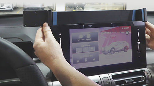 Brodit ProClip 856072 voor GAC EMKOO 2022-2026 - montagepositie op dashboard