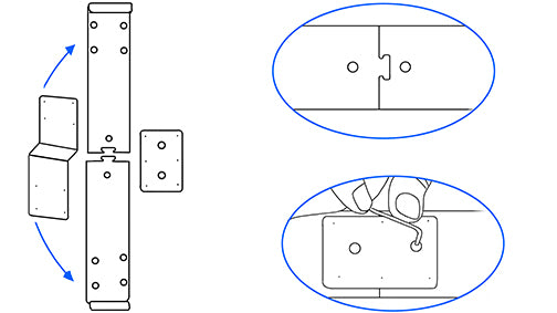 Brodit ProClip 856075 voor GAC GS8 2016-2026 - montagepositie op dashboard