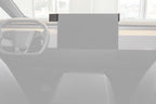 Brodit ProClip 856112 voor Tesla Cybertruck 2023-2026 - productfoto zwarte ABS montagebasis