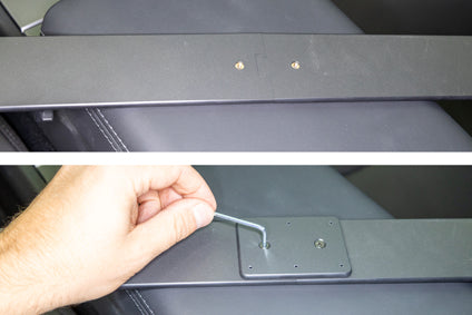 Brodit ProClip 856113 voor Tesla Model 3 2024-2026 - montagepositie op dashboard