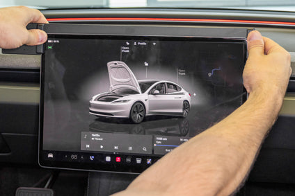 Brodit ProClip 856113 voor Tesla Model 3 2024-2026 - detail van dashboardmontage