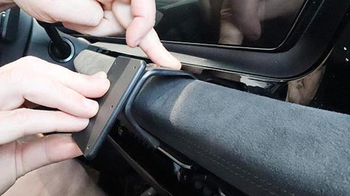 Brodit ProClip 856114 voor Audi Q6 2025-2026 - ProClip geplaatst in het voertuig