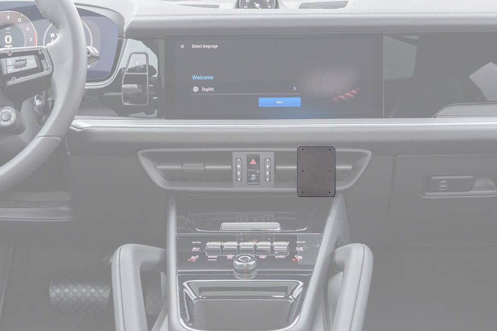 Brodit ProClip 856137 voor Porsche Cayenne 2025-2026 - productfoto zwarte ABS montagebasis