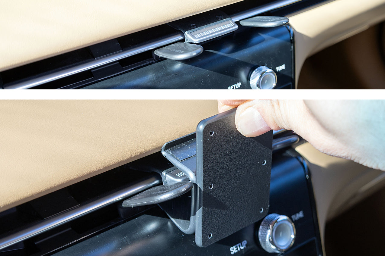 Brodit ProClip 856168 voor Genesis G80 2025-2026 - montagepositie op dashboard