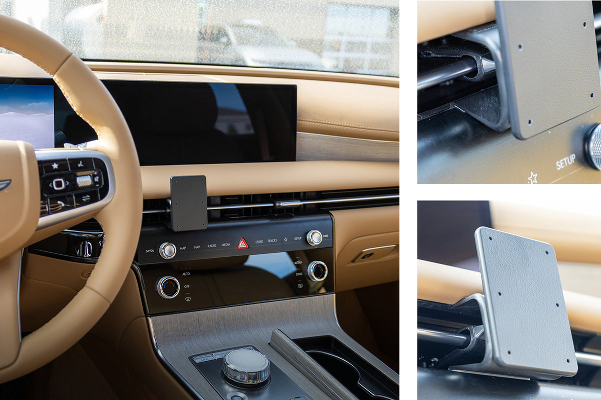 Brodit ProClip 856168 voor Genesis G80 2025-2026 - detail van dashboardmontage