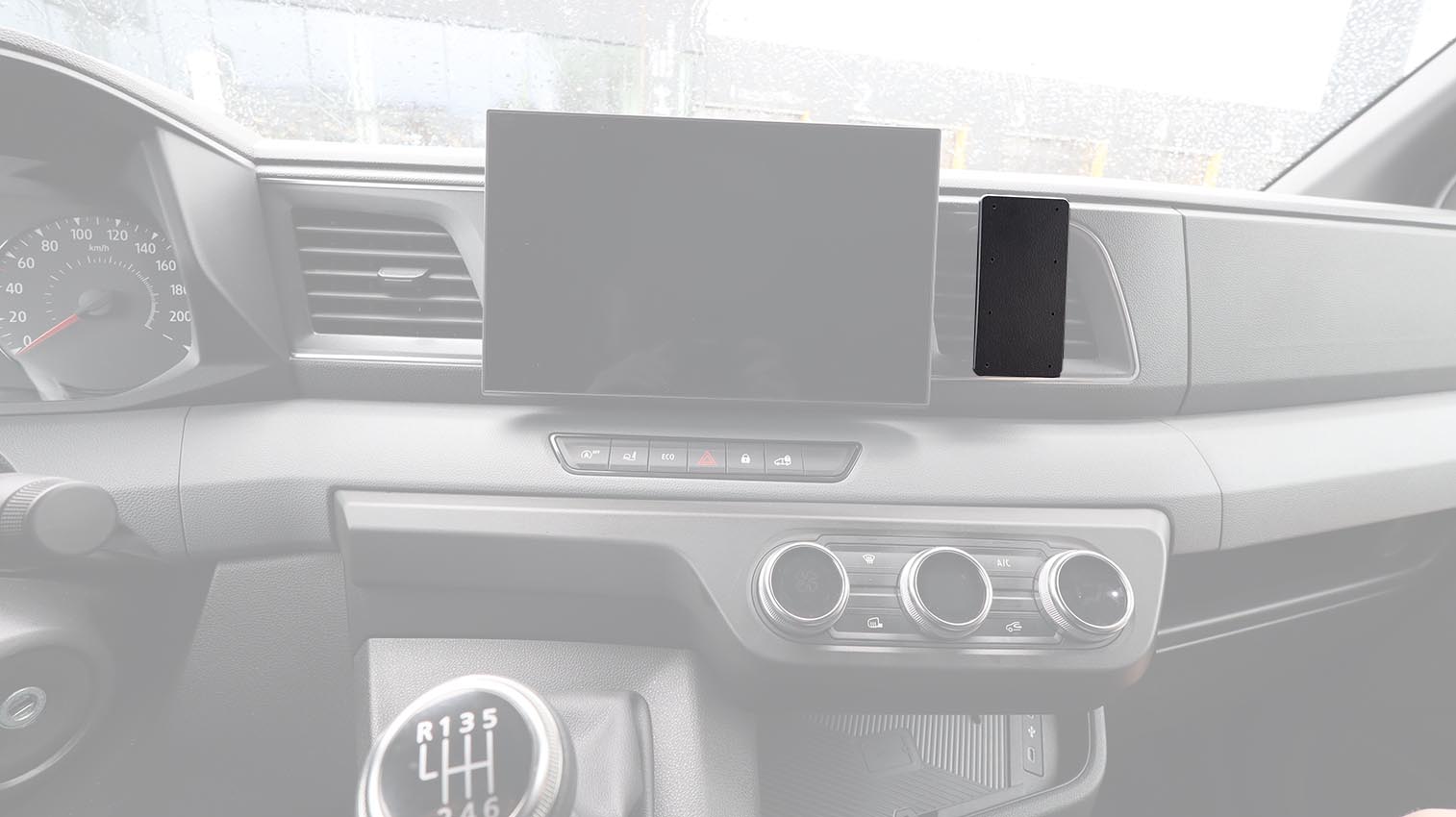 Brodit ProClip 856179 voor Renault Master 2025-2026 - productfoto zwarte ABS montagebasis