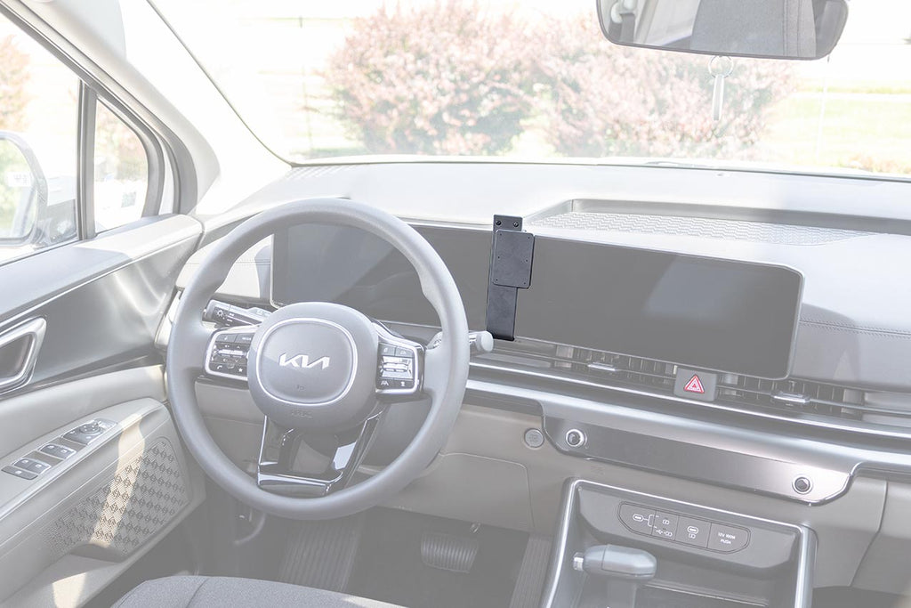 Brodit ProClip 856191 voor Kia Carnival 2025-2026 - productfoto zwarte ABS montagebasis