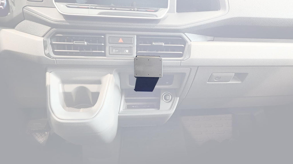 Brodit ProClip 856196 voor MAN TGE 2025-2026 en Volkswagen Crafter 2025-2026 - productfoto zwarte ABS montagebasis
