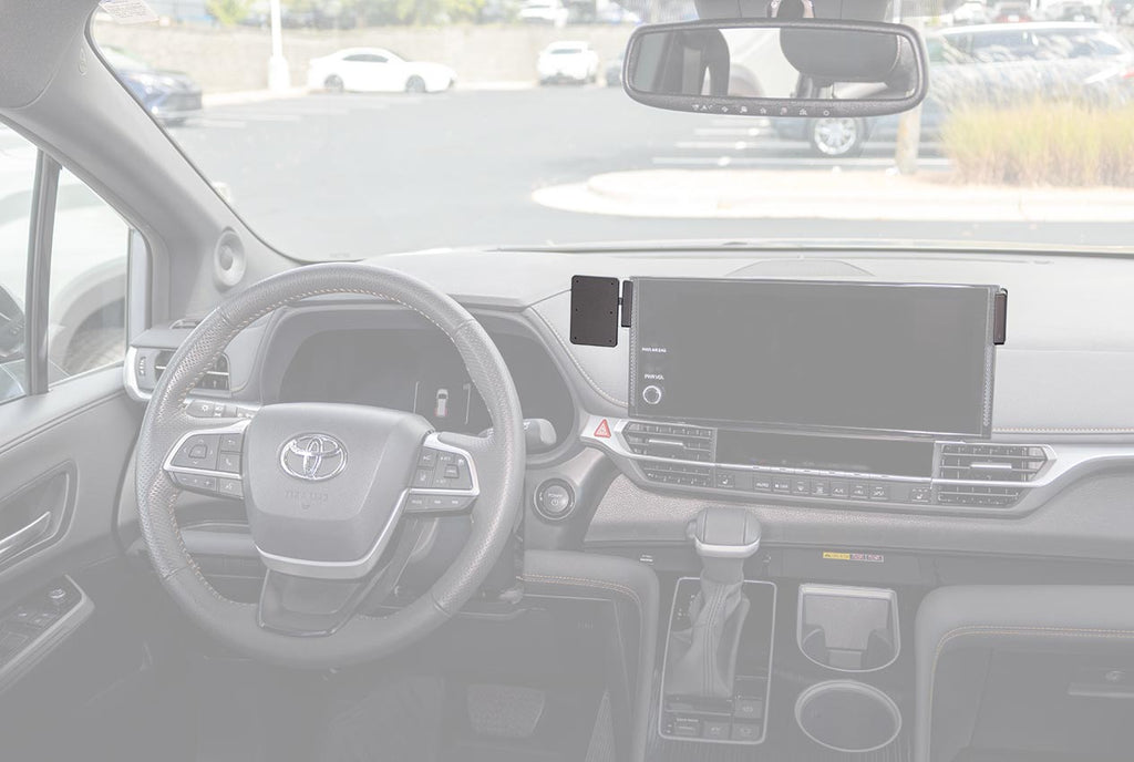 Brodit ProClip 856210 voor Toyota Sienna 2025-2026 - productfoto zwarte ABS montagebasis