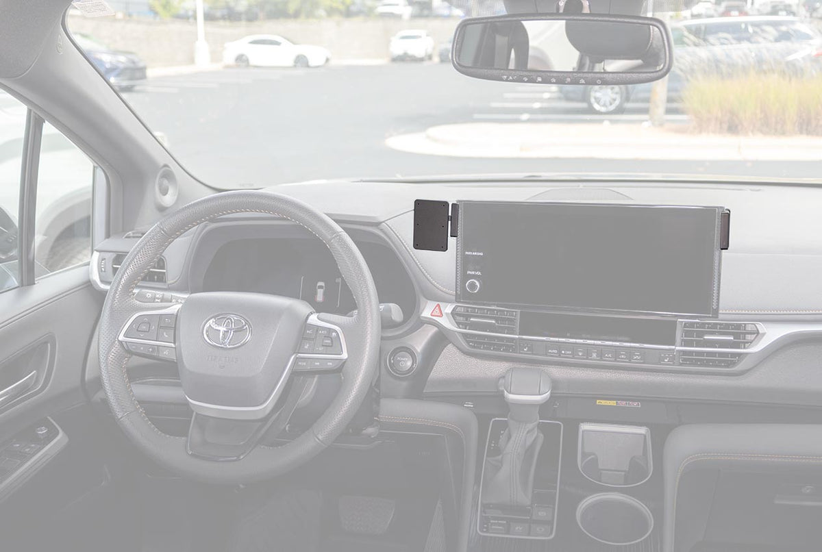 Brodit ProClip 856210 voor Toyota Sienna 2025-2026 - productfoto zwarte ABS montagebasis