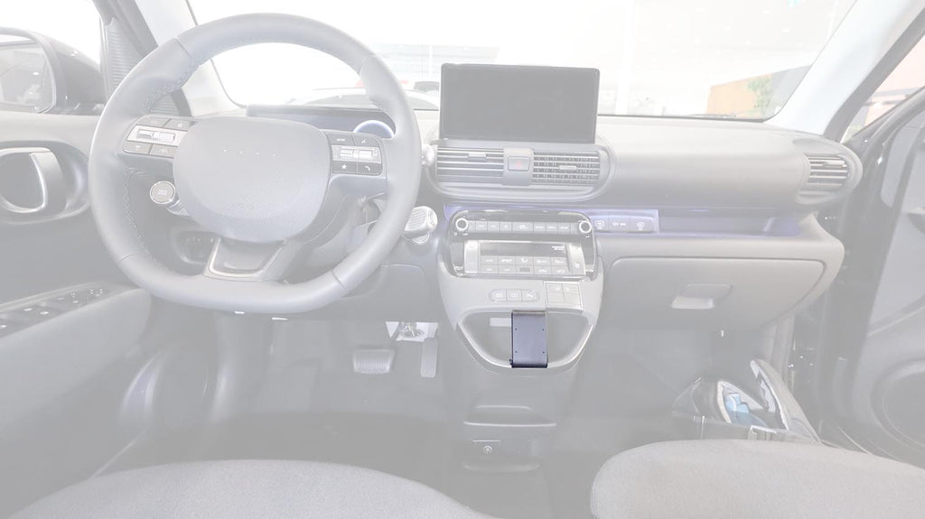 Brodit ProClip 856221 voor Hyundai Inster 2025-2026 - productfoto zwarte ABS montagebasis