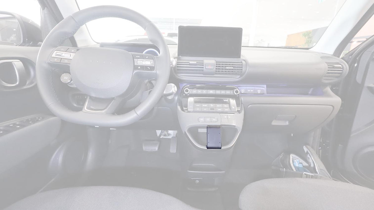 Brodit ProClip 856221 voor Hyundai Inster 2025-2026 - productfoto zwarte ABS montagebasis