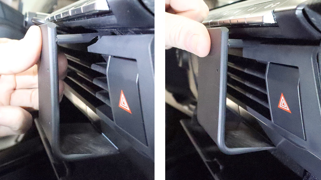 Brodit ProClip 856250 voor Opel Astra 2022-2026 - detail van dashboardmontage