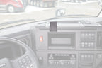 Brodit ProClip 856252 voor Mack Pioneer 2026-2026 en Mack Anthem 2026-2026 - productfoto zwarte ABS montagebasis
