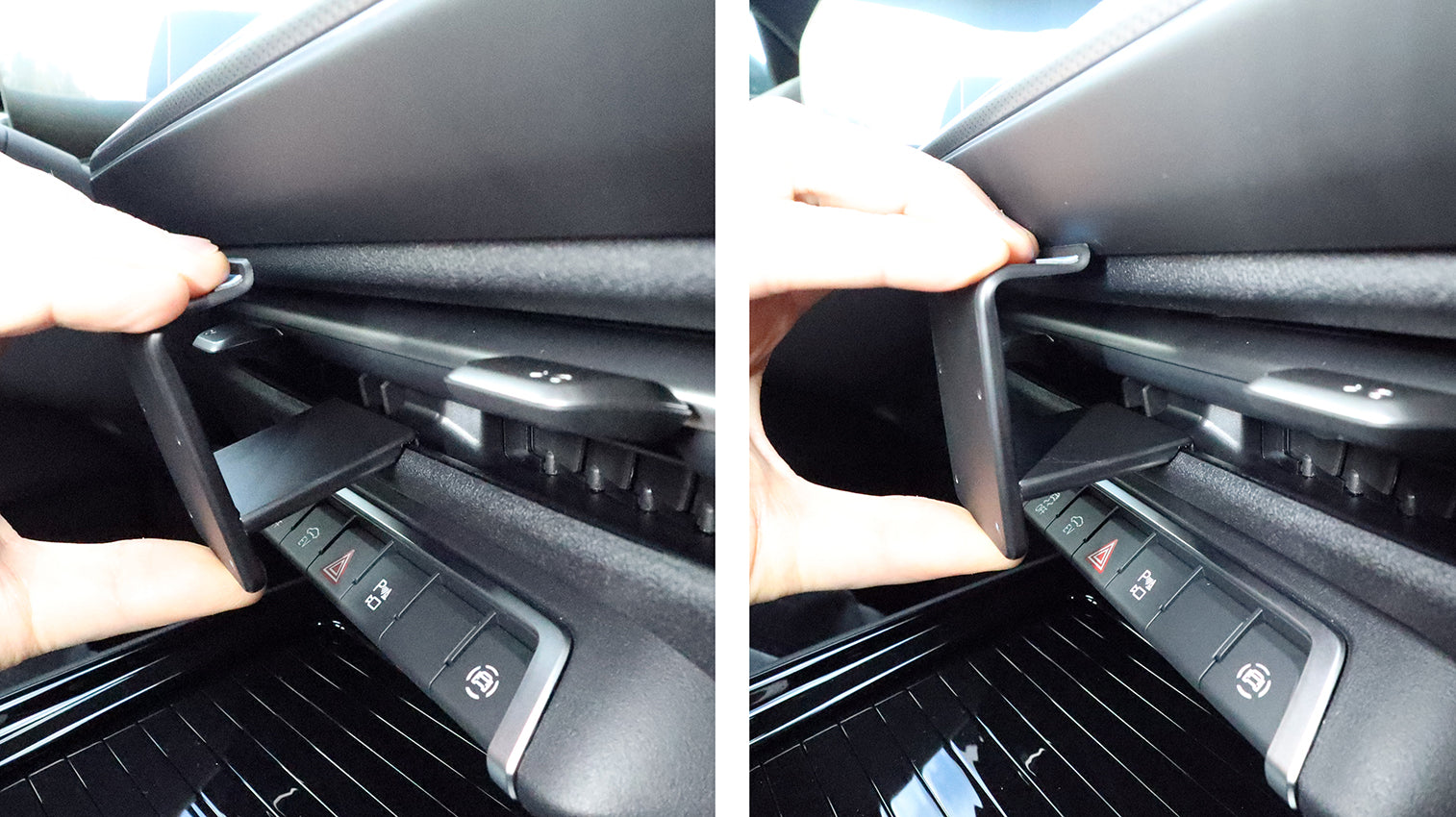 Brodit ProClip 856253 voor Audi Q3 2026-2026 - montagepositie op dashboard