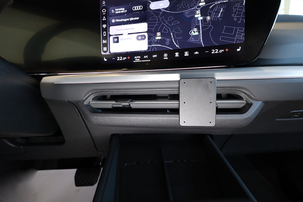 Brodit ProClip 856313 voor Audi Q4 e-tron 2027 - detail van dashboardmontage