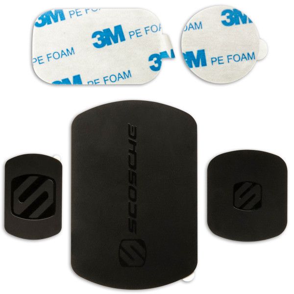 Scosche MagicMount vervangende MagicPlate-set zwart