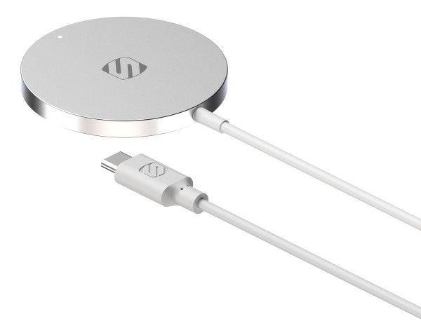 Scosche Base3 witte MagSafe-compatibele draadloze telefoonlader