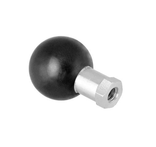 Arkon 25mm-kogeladapter met 1/4-20 binnendraad