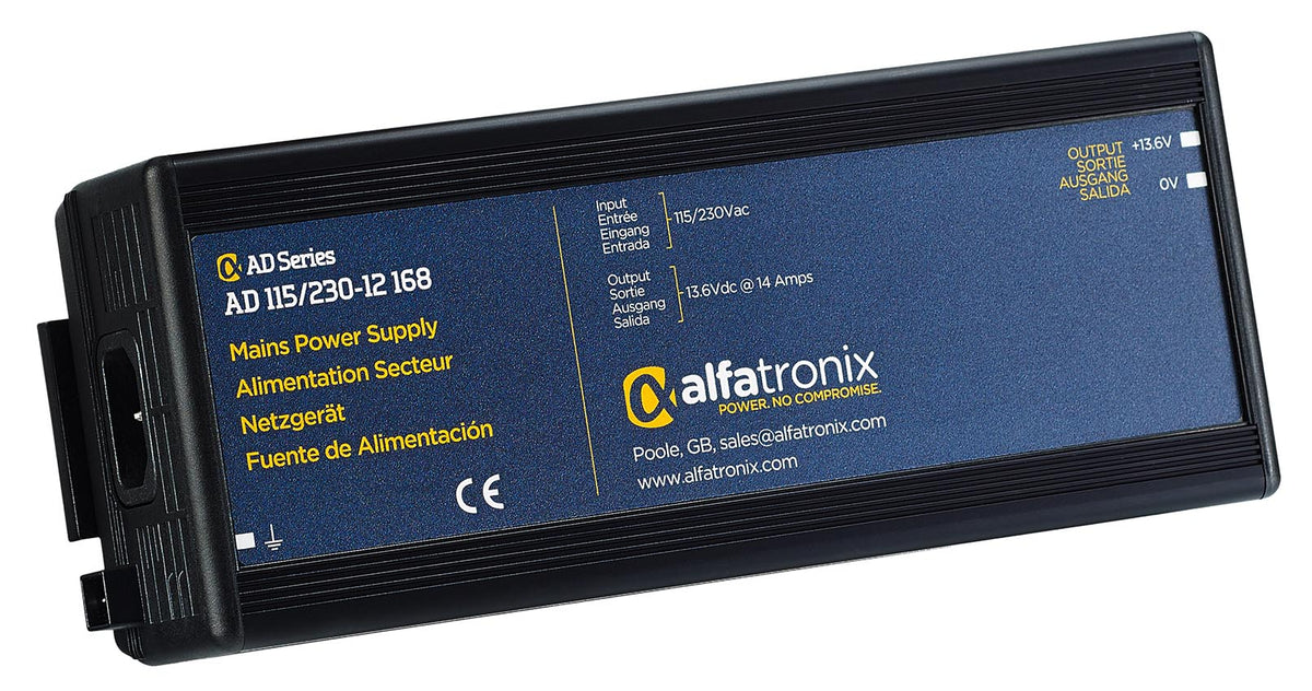 Brodit spanningsomvormer voor Alfatronix AC/DC Converters | AD230-12-1 - productfoto 1