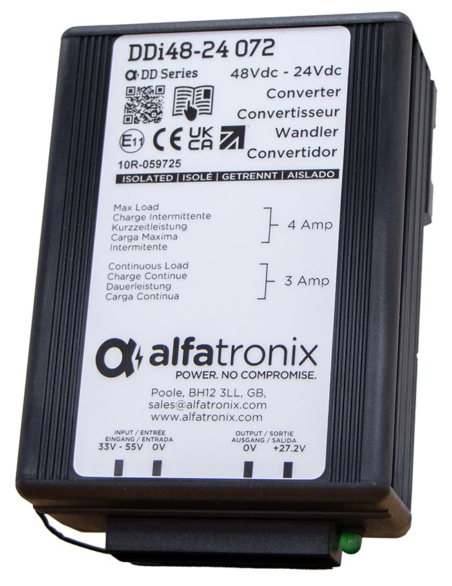 Brodit spanningsomvormer voor Alfatronix DC/DC Converters | DDI48-24-0 - productfoto 1