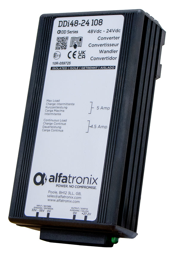 Brodit spanningsomvormer voor Alfatronix DC/DC Converters | DDI48-24-1 - productfoto 1
