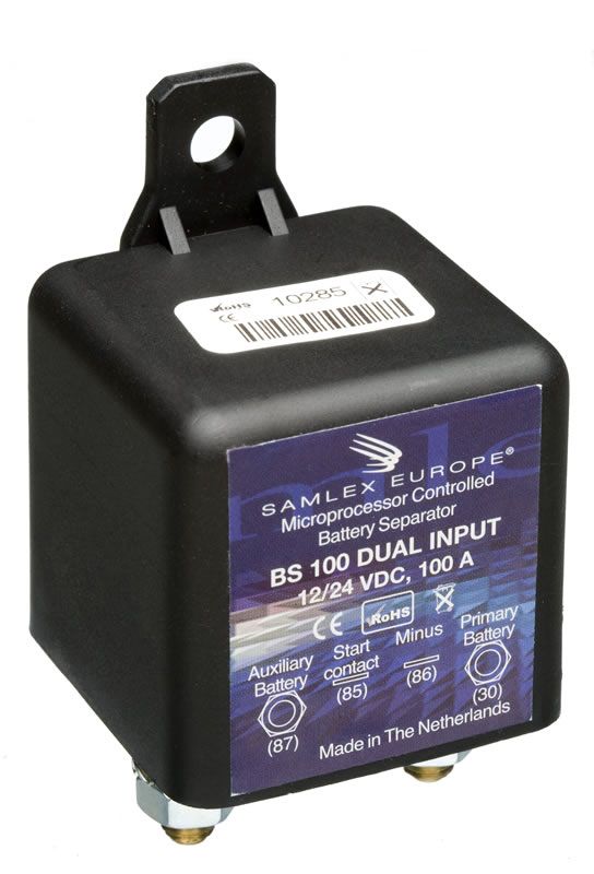Samlex Accu Scheidingsrelais 12V/24v 100A BS 100 Dual