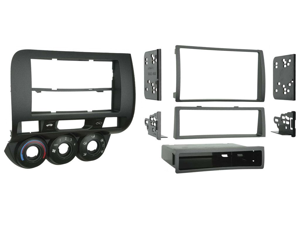 m-use 2-DIN inbouwframe voor Honda Jazz en Fit 2007-2008, zwart