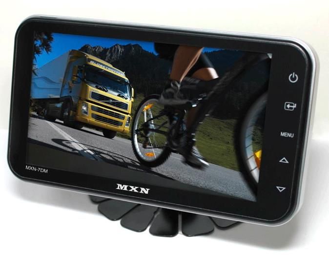 MXN 7-inch TFT-LCD-monitor met capacitieve knoppen en twee camera-ingangen