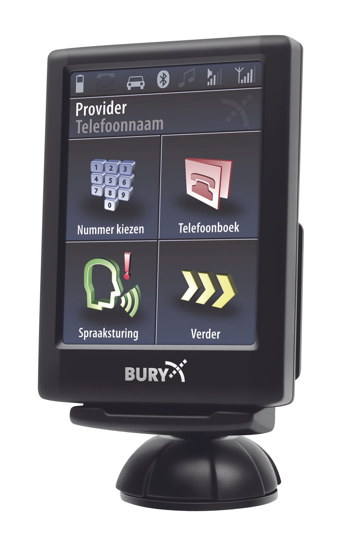 Bury CC9068 Bluetooth-carkit met multipoint en spraakweergave