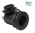 m-use 12/24V inbouw-sigarettenaanstekeraansluiting met ring 28 mm, 16 A